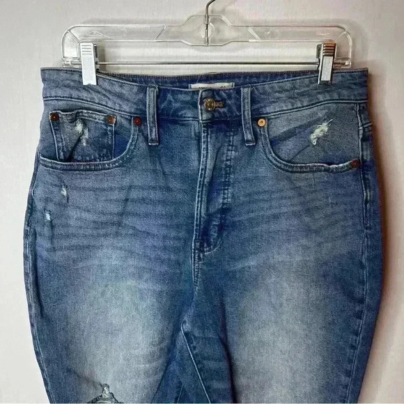 Madewell The Curvy Perfect Vintage Jean Women 29 Blue Distressed5 Pocket - Picture 2 of 9